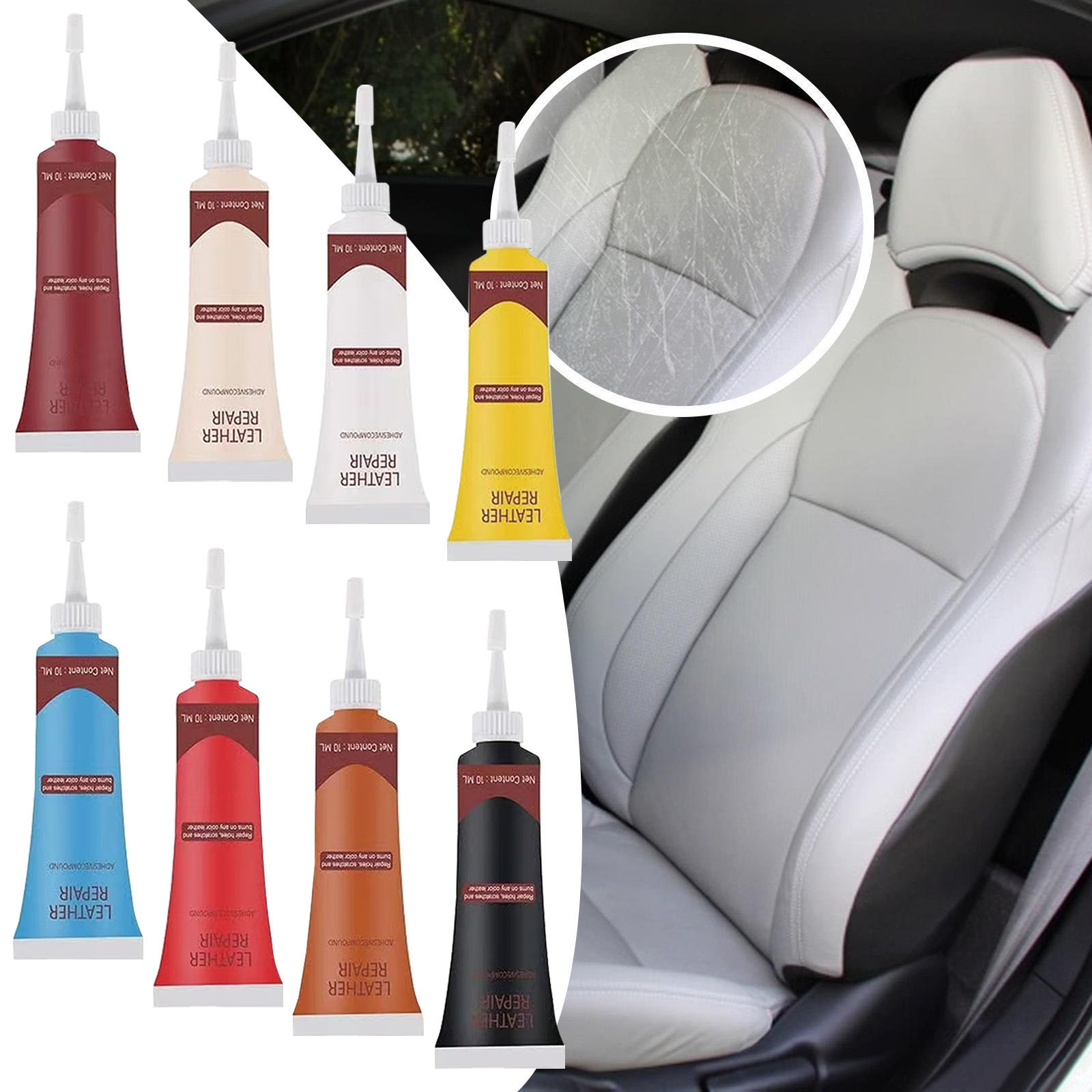 Leather Shoe Polish - Lederreparaturpaste, Autositz, Sofa, Leder, ergänzende Aufarbeitungscreme