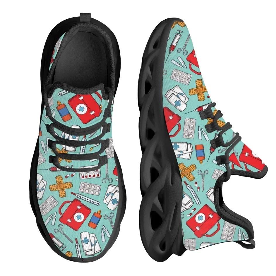 Sneaker Box - Maßgefertigte Rote Medizinbox-Design Outdoor-Schuhe Damen-Laufschuhe Leichte