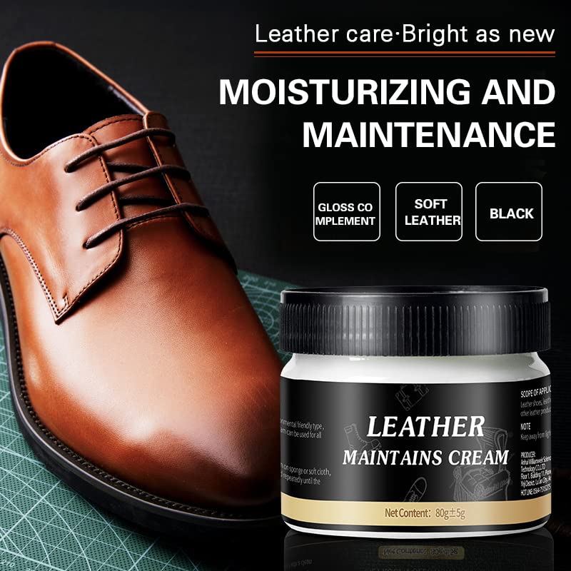 Leather Shoe Polish - 100 ml Lederpflegemittel für Leder, Hosen,