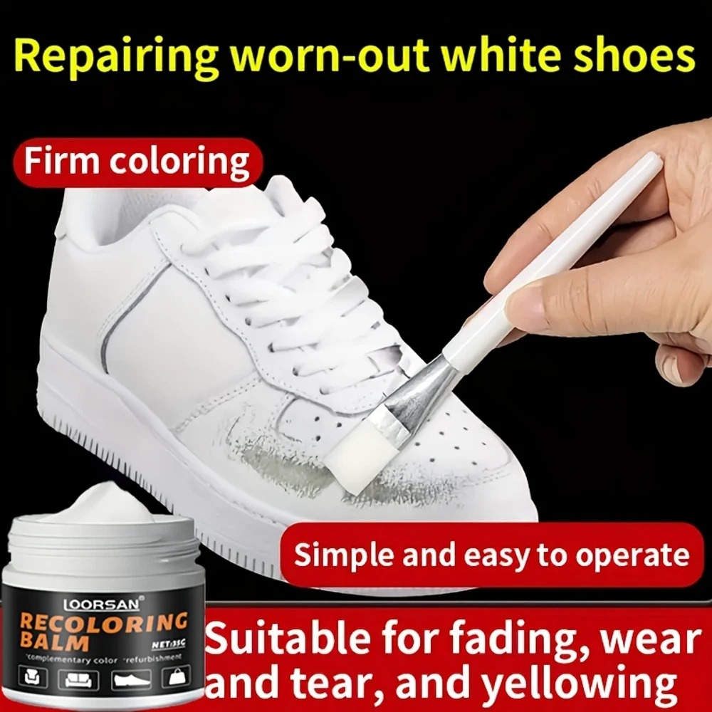 Sneaker Cleaner - Weißer Schuhkanten-Auffrischer 35g Professionelle Reparaturcreme für