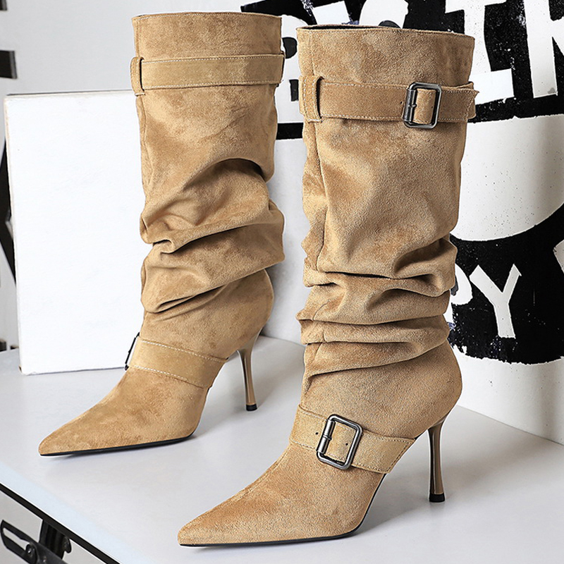 Shoe Tree - BIGTREE Schuhe 2026 Spitze Damen-Stiefel mit