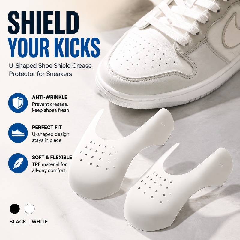 Sneaker Protector - Schuhzehen-Knitterprotektor Sneaker Anti-Falten-Schutz Schuhspanner Anti-Knitter-Schuhformer für