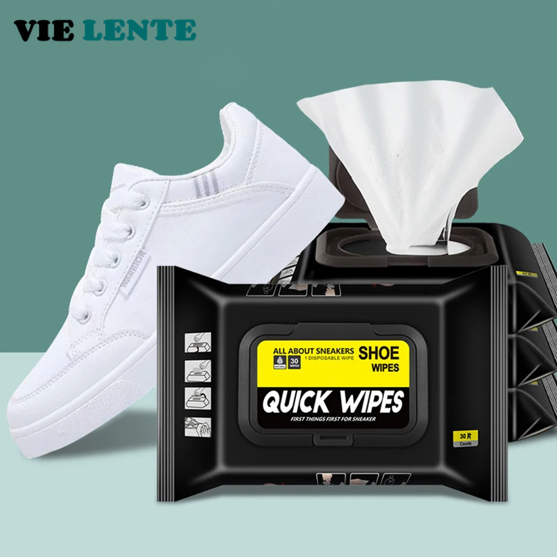 Shoe Cleaner - 12Pcs/30Pcs Einweg Schuhe Sauber Tücher Tragbare