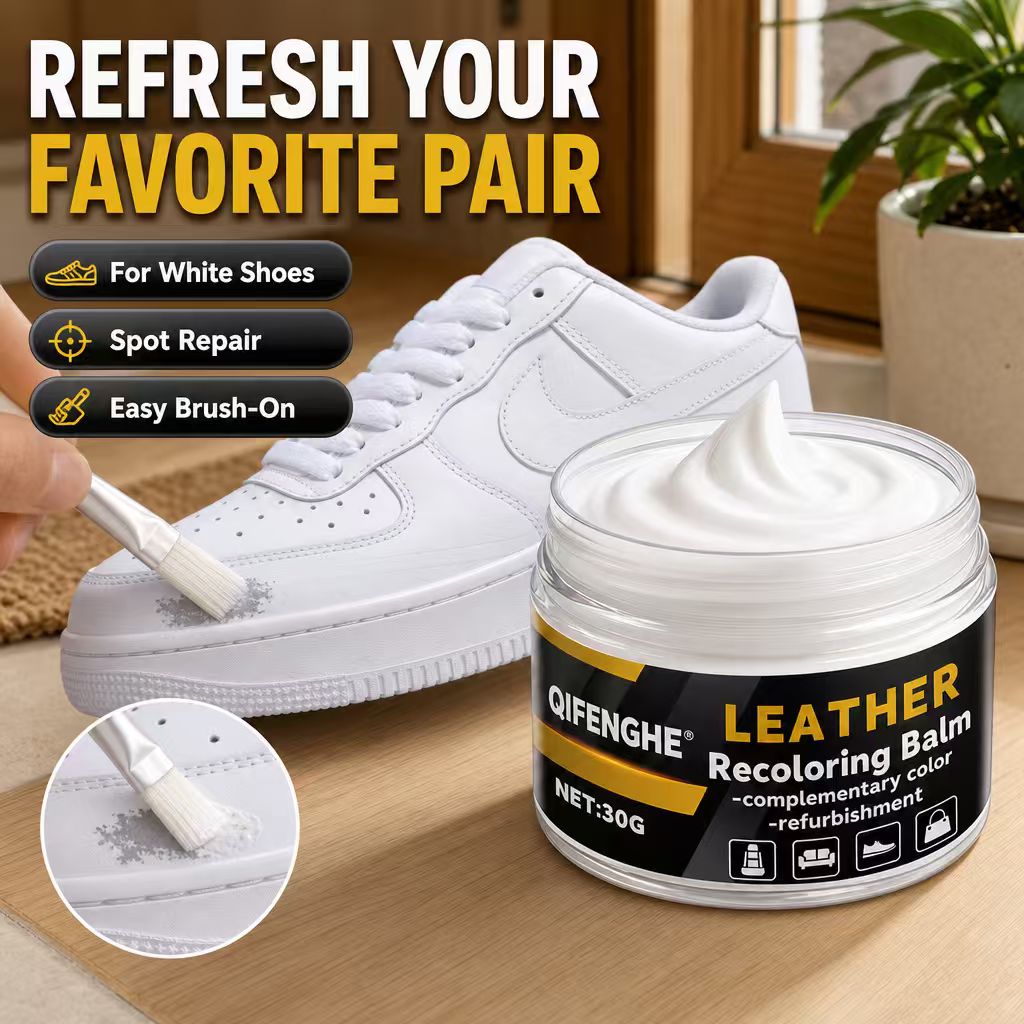 Shoe Brush - Easy White Shoe Touch-Up Balsam 30g