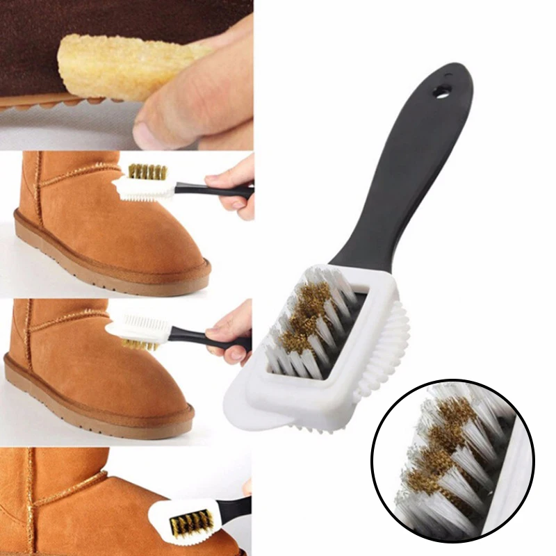 Shoe Cleaning Brush - 1/2pcs3Side Reinigung Komfort S-förmige Schuhbürste Reinigung