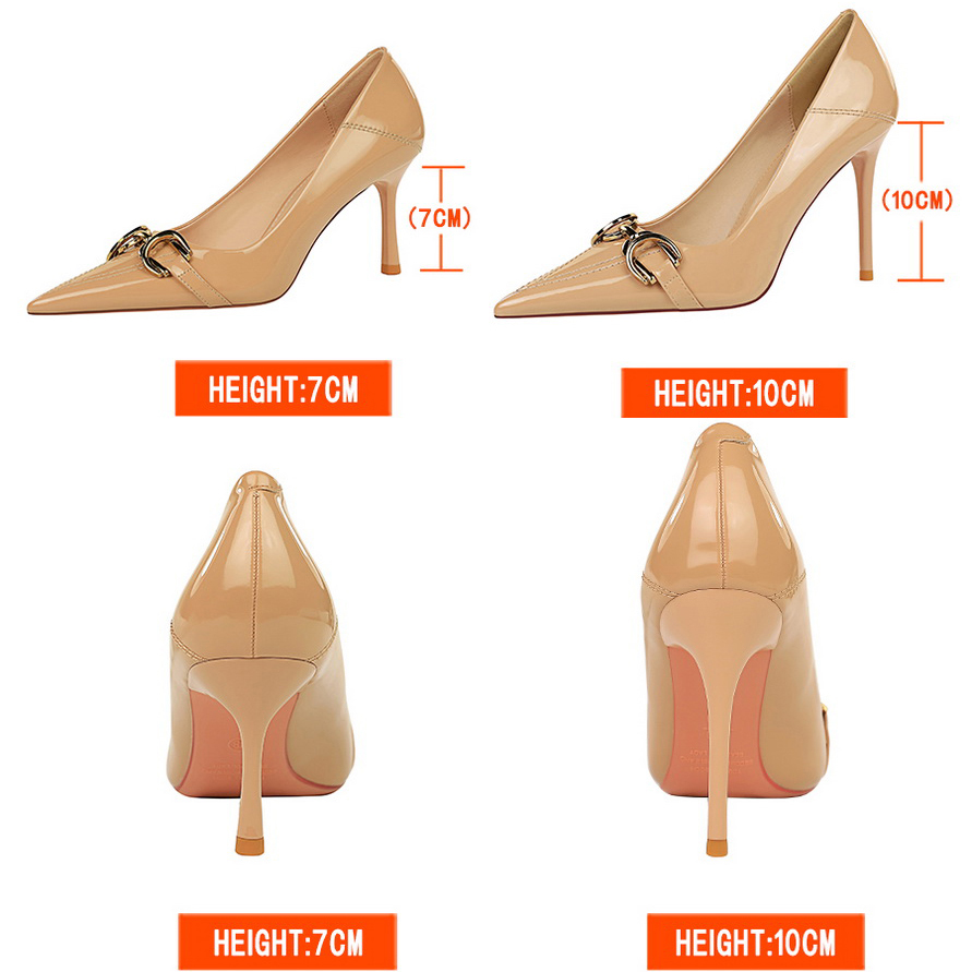 Luxus Damenpumps Metallgürtels – Shoe Tree Bewertung und Preis